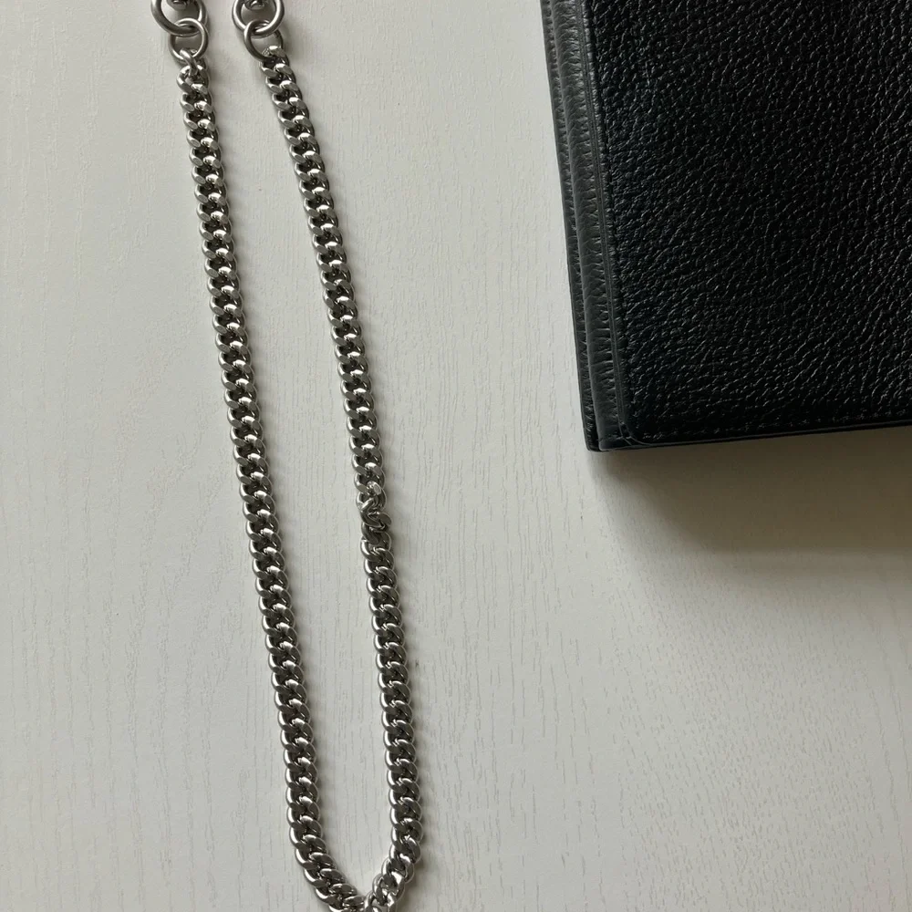 All Saints Fetch Leather/Chain Crossbody Wallet - Picture 16 of 16